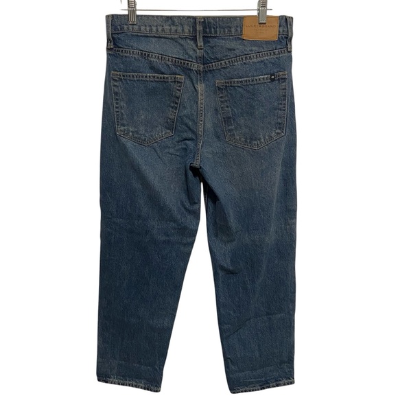 Lucky Brand Women’s Jeans Size 6 Boy Mid Rise Relaxed Dark Wash Button Fly - Picture 2 of 11